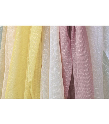 Texture Sheer  Curtain Fabric