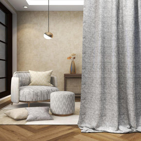 VENETIAN  TEXTURE GRAY  POLYESTER CURTAIN FABRICS