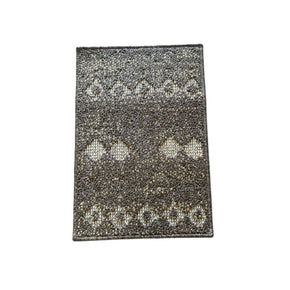 SANDRO JUTE DOORMAT GRAY BROWN 100% POLYESTER