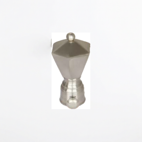 New Doom Curtain Rod End Cap (Pair) – Designer Decorative Finial | Product Code: 25 FINISH-SS