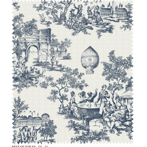 Galaxy Quality Blind Fabric – Best of Toile Scenic Print (SR GL-01)