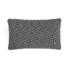 Herringbone- Cushion cover Black Natural