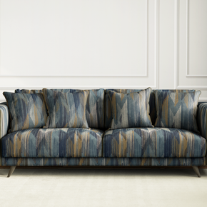 Abstract Geometry II Geometric Velvet Upholstery Fabric VT-206