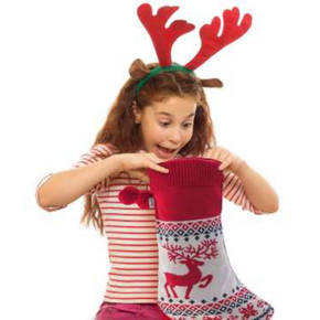 Santa's Reindeer Christmas Decorative Stockings