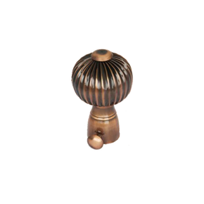 Brass Bajrang Curtain Rod End Cap (Pair) – Decorative Premium Finial  Product Code: 5 COPPER ANTIQUE