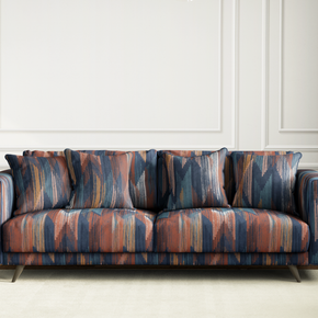 Abstract Geometry II Geometric Velvet Upholstery Fabric VT-218