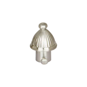 Brass Panama Curtain Rod End Cap (Pair) – Elegant Decorative Finial | Product Code: 6 SS