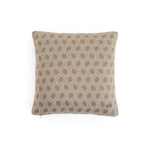 Geometric- Cushion Cover Stone & Natural