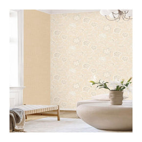 HERA  BEIGE FLOWER TREE HOME DECOR WALL COVER  WALLPAPER