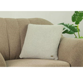 Mini Moss Knit- Cushion cover Vanilla Grey Melange