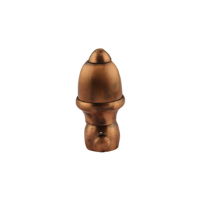 Brass Capsule Curtain Rod End Cap (Pair) – Modern Decorative Finial | Product Code: 30-finish-Copper Antique