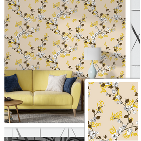 New India Premium Wallpaper High Quality Extra Washable Wall Covering no HI-430