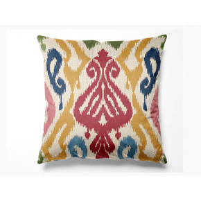 BUKHARA III – KRYPTON  SR NO: KR_313 Premium CUSHION COVER Fabric (Polyester–Linen–Jute Blend)