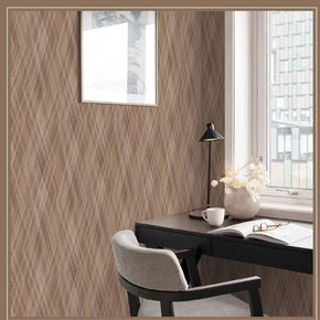 HERA ABSTRACT BROWN HOME DECOR WALL COVER WALLPAPER