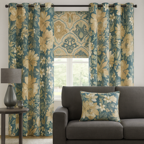 Carlo 50014  Velvet Fabric – Premium Polyester Prints Curtain FABRIC