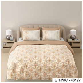 ETHNIC 46127 DIGITAL PRINT COTTON SUPER KING SIZE  BEDSHEET