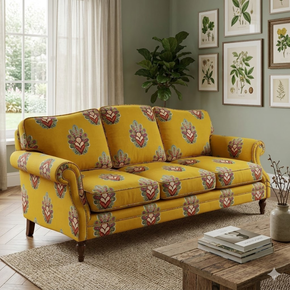 MORJA Collection – Pukhraj Design  Shade 905 Velvet Upholstery Fabric