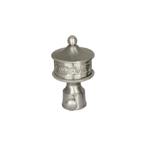 Brass Bell Curtain Rod End Cap (Pair) – Classic Decorative Finial | Product Code: 8 SS
