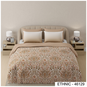 ETHNIC 46129  DIGITAL PRINT COTTON SUPER KING SIZE  BEDSHEET