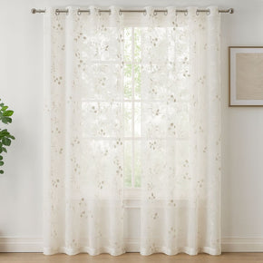 Oliver 49201  Sheer Curtain Fabric – 100% Polyester, Light & Elegant Drapery