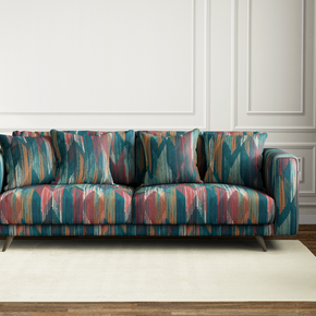 Abstract Geometry III Geometric Velvet Upholstery Fabric VT-306