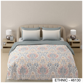 ETHNIC 46130  DIGITAL PRINT COTTON SUPER KING SIZE  BEDSHEET