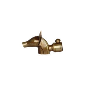 Brass Horse Curtain Rod End Cap (Pair) – Luxury Decorative Finial | Product Code: 33-FINISH-ANTIQUE