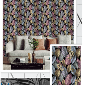 New India Premium Wallpaper High Quality Extra Washable Wall Covering no HI-437