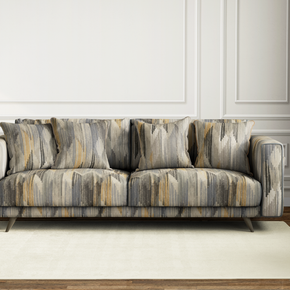 Abstract Geometry III Geometric Velvet Upholstery Fabric VT-330
