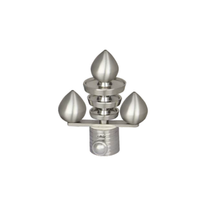 Brass Cone Egg Curtain Rod End Cap (Pair) – Premium Decorative Finial | Product Code: 9 SS