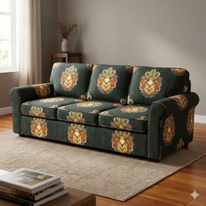 MORJA Collection – Pukhraj Design  Shade 906 Velvet Upholstery Fabric