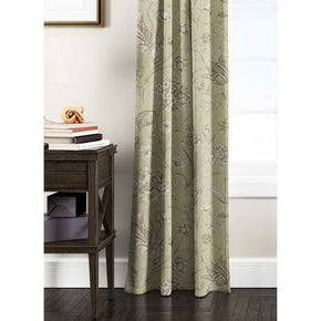 INDIAN SUMMER  CANDY LIGHT YELLOW FLORAL  BASE CURTAIN FABRICS 159