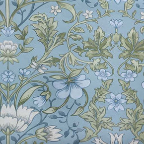 PATAGONIA PRINT FLORAL SKY BLUE HOME DECOR  WALLPAPERS  FOR WALL