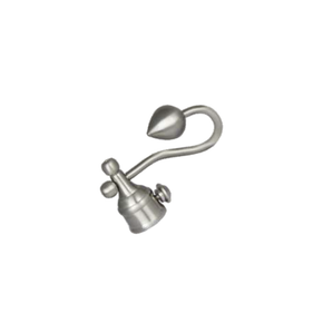 Brass Bagula Curtain Rod End Cap (Pair) – Designer Decorative Finial | Product Code: 10 FINSH SS