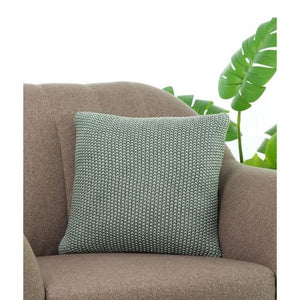 Knitted Purl - Cushion cover Olive