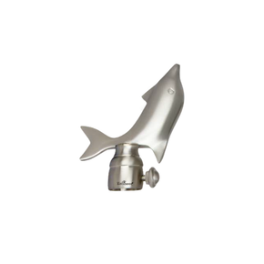 Brass Dolphin Curtain Rod End Cap (Pair) – Premium Decorative Finial  Product Code: 35 FINISH-SS
