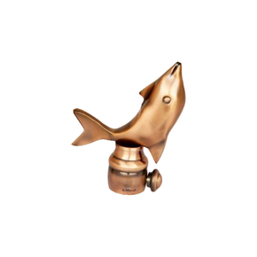 Brass Dolphin Curtain Rod End Cap (Pair) – Premium Decorative Finial  Product Code: 35 FINISH-COPPER ANTIQUE