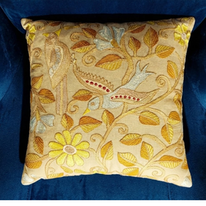 VEDIC-YF-3 Vedic Elegance Cushion Cover – Set of Five 16×16 Decorative Cushion Covers