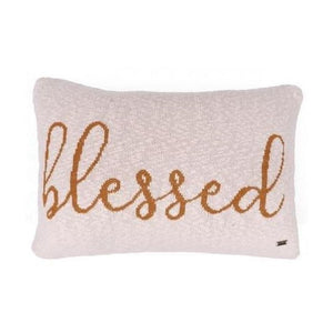 Blessed- Cotton Knitted Cushion Cover