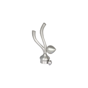 Brass Seeng Egg Curtain Rod End Cap (Pair)  Designer Decorative Finial Product Code: 11 FINISH SS