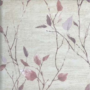 HOME DECOR TREE LEAVES RED MONACO WALLPAPERS