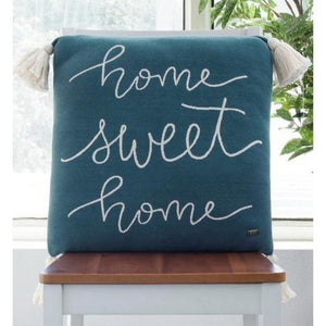 Home Sweet Home Knitted Decorative Cushion Cover