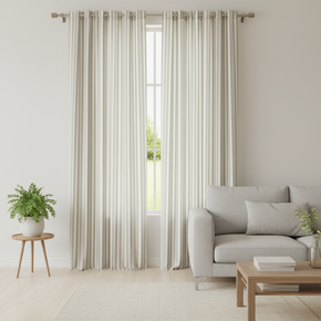 Stripe in Motion Pencil Stripe Bon Sheer Fabric – 100% Polyester Curtain & Sheer Fabric 137 cm Width Premium Lightweight Drapery Material sr no 31