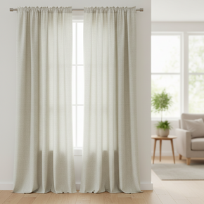 Stripe in Motion vankka Bon Sheer Fabric – 100% Polyester Sheer Curtain Material 137 cm Width  Premium Lightweight Drapery Fabric sr no 32