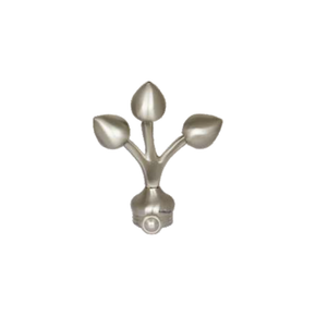 Brass Tree Ball Curtain Rod End Cap (Pair) – Premium Decorative Finial Product Code: 12 FINISH SS