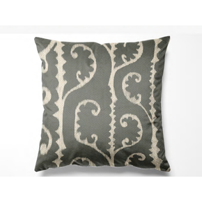 BUKHARA III – KRYPTON  SR NO: KR_322 Premium CUSHION COVER Fabric (Polyester–Linen–Jute Blend)