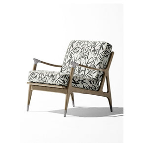 THE BLACK CONCEPT II PRINT LEAF  CHAIR FABRICS