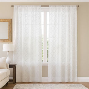 Oliver 49202  Sheer Curtain Fabric – 100% Polyester, Light & Elegant Drapery