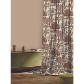CARIBBEAN 111 MULITICOLOR PRINT CURTAIN FABRIC