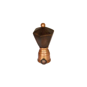 New Doom Curtain Rod End Cap (Pair) – Designer Decorative Finial | Product Code: 25 FINISH-COPPER ANTIQUE